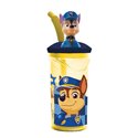 Stor 26 Bicchiere 3D con Cannuccia 360ML Paw Patrol