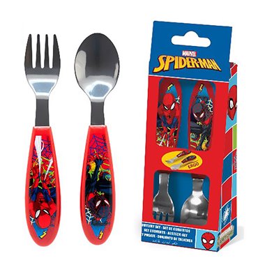 Stor 26 Set 2 Posate Acciaio Spiderman