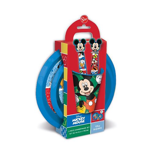 Stor 26 Set Porta Merenda 5 Pz. Mickey