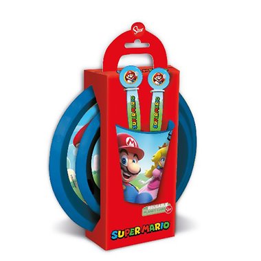 Stor 26 Set Porta Merenda 5 Pz. Super Mario