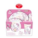 Stor 26 Set Porta Merenda Microonde 5 pz. Hello Kitty