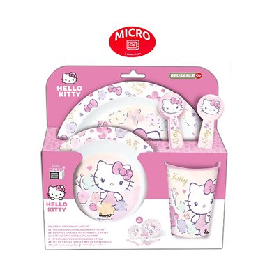 Stor 26 Set Porta Merenda Microonde 5 pz. Hello Kitty