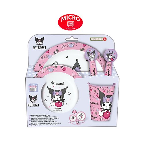 Stor 26 Set Porta Merenda Microonde 5 pz. Kuromi