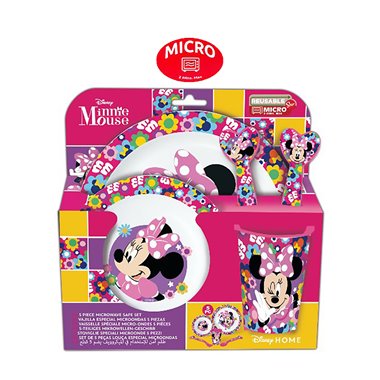Stor 26 Set Porta Merenda Microonde 5 pz. Minnie