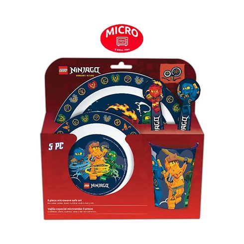 Stor 26 Set Porta Merenda Microonde 5 pz. Ninjago