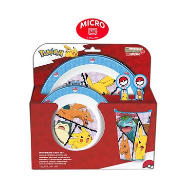 Stor 26 Set Porta Merenda Microonde 5 pz. Pokemon