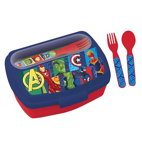Stor 26 Porta Merenda con Posate Avengers