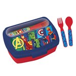 Stor 26 Porta Merenda con Posate Avengers