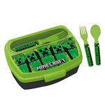 Stor 26 Porta Merenda con Posate Minecraft