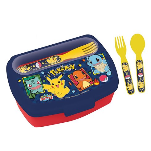 Stor 26 Porta Merenda con Posate Pokemon
