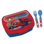 Stor 26 Porta Merenda con Posate Spiderman