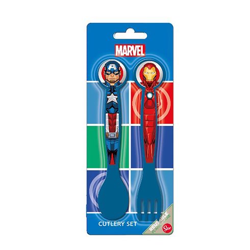 Stor 26 Set 2 Posate Cucchiaio e Forchetta Avengers
