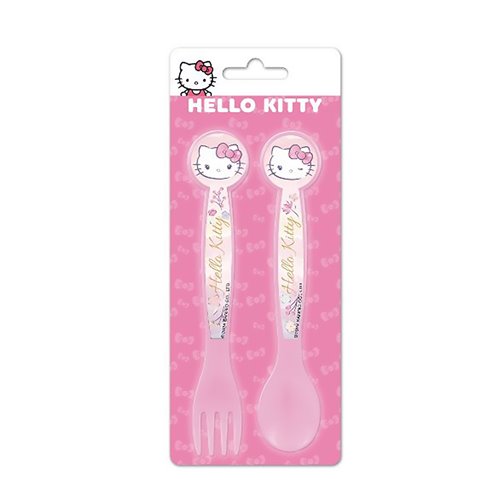 Stor 26 Set 2 Posate Cucchiaio e Forchetta Hello Kitty