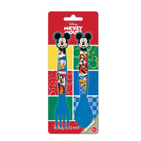 Stor 26 Set 2 Posate Cucchiaio e Forchetta Mickey