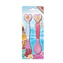 Stor 26 Set 2 Posate Cucchiaio e Forchetta Principesse