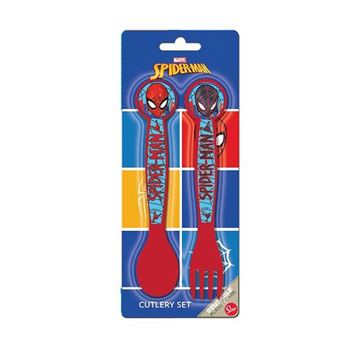 Stor 26 Set 2 Posate Cucchiaio e Forchetta Spiderman