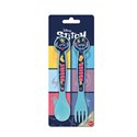 Stor 26 Set 2 Posate Cucchiaio e Forchetta Stitch