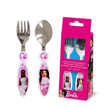 Stor 26 Set 2 Posate Acciaio Barbie