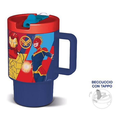 Stor Tazza Sport con Cannuccia 530ML Avengers
