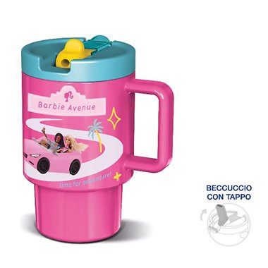 Stor 26 Tazza Sport con Cannuccia 530ML Barbie