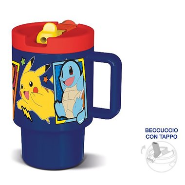 Stor Tazza Sport con Cannuccia 530ML Pokemon