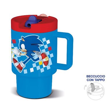 Stor Tazza Sport con Cannuccia 530ML Sonic
