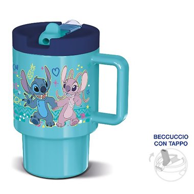 Stor Tazza Sport con Cannuccia 530ML Stitch