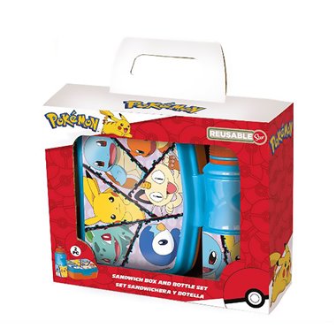 Stor 26 Set Porta Merenda e Borraccia Pokemon