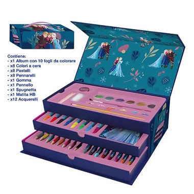 Valigetta colori da 41 pz Frozen