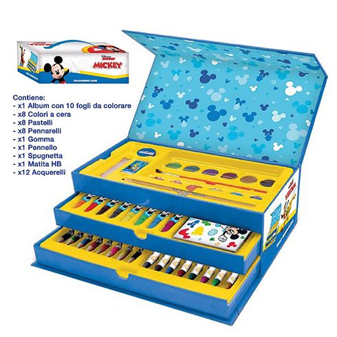 Valigetta colori da 41 pz Mickey