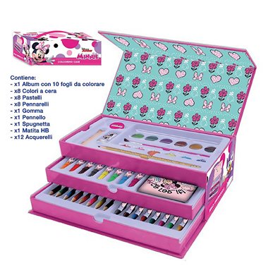 Valigetta colori da 41 pz Minnie
