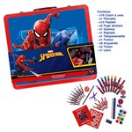 Valigetta in latta da 44 pz Spiderman