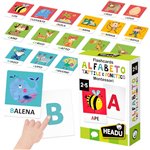 Headu 26 Maxi Flashcards Montessori Alfabeto Suoni e Letter