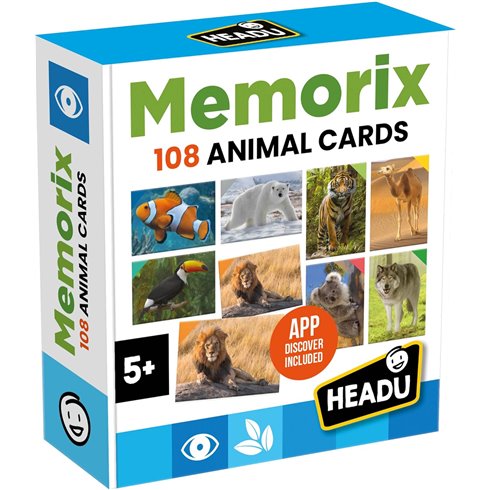 Headu 26 Memorix 108 Animal Cards