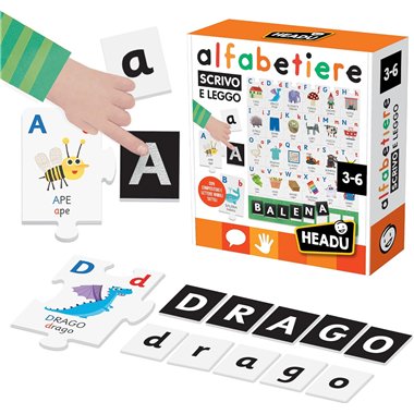 Headu 26 Alfabetiere Tattile Scrivo e Leggo