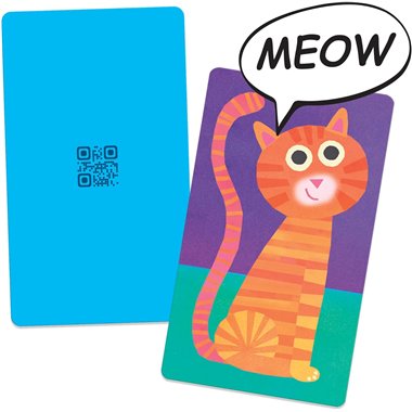 Headu 26 Maxi Flashcards Montessori Animal Sounds