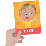 Headu 26 Maxi Flashcards Montessori Emozioni a Azioni