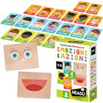 Headu 26 Maxi Flashcards Montessori Emozioni a Azioni
