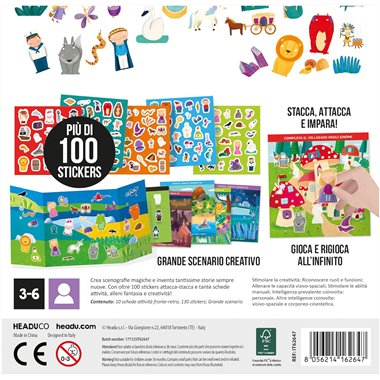 Headu 26 Scuola Stickers Fiabe e Favole