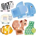 Headu 26 Tactile Animals Montessori
