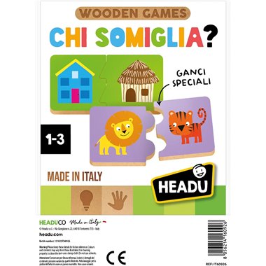 Headu 26 Wooden Game Chi Somiglia