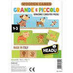 Headu 26 Wooden Game Grande e Piccolo