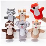 SIL Peluche marionette allegri animali 23 cm