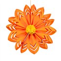 SIL Decor fiore paper 2d d.40 cm arancio