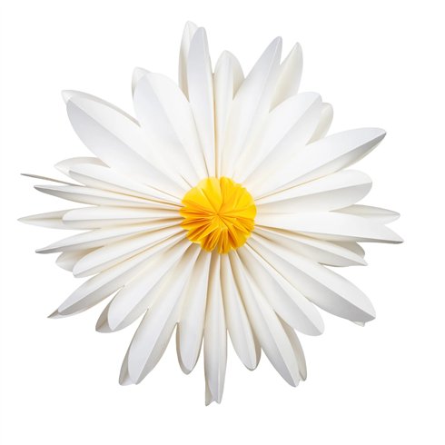 SIL Decor fiore paper 2d d.50 cm bianco