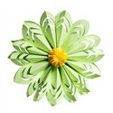 SIL Decor fiore paper 2d d.40 cm verde
