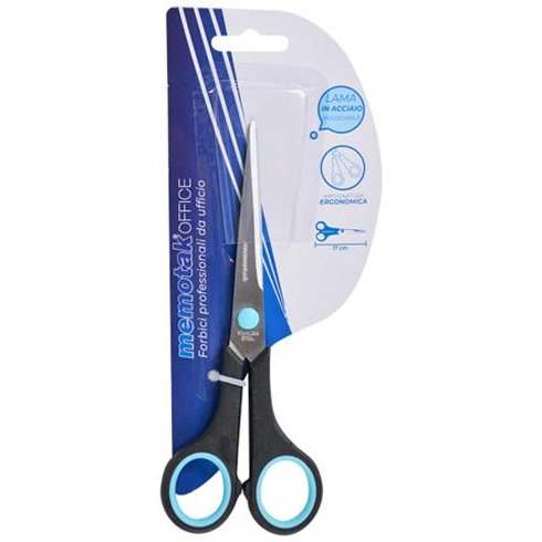 Forbici da ufficio Memotak lama cm. 17