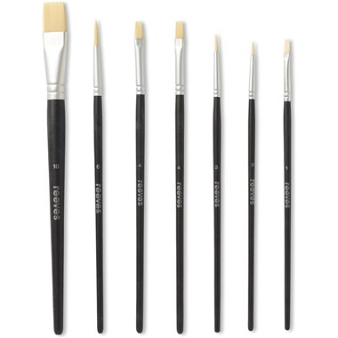 Reeves Brh Acr Synth X7 Set (Fine Stock)