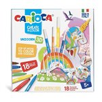 Carioca Crea e Colora Unicorno 3D