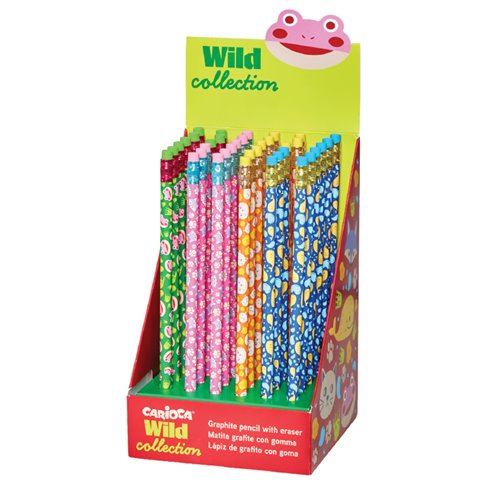 Carioca 26 Matita c/gomma wild in expo